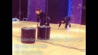 Yesterday Training Exo Growl with Sky형