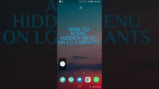 How To Show Hidden/Service Menu and Restore Imei Of LG G6/G7/G8 V10/V20V/30/V40 screenshot 2