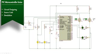 Comparator design with PIC18F877A | Simulation |Concept of Op amp as a Comparator |