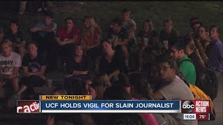 UCF journalism student remembered at vigil