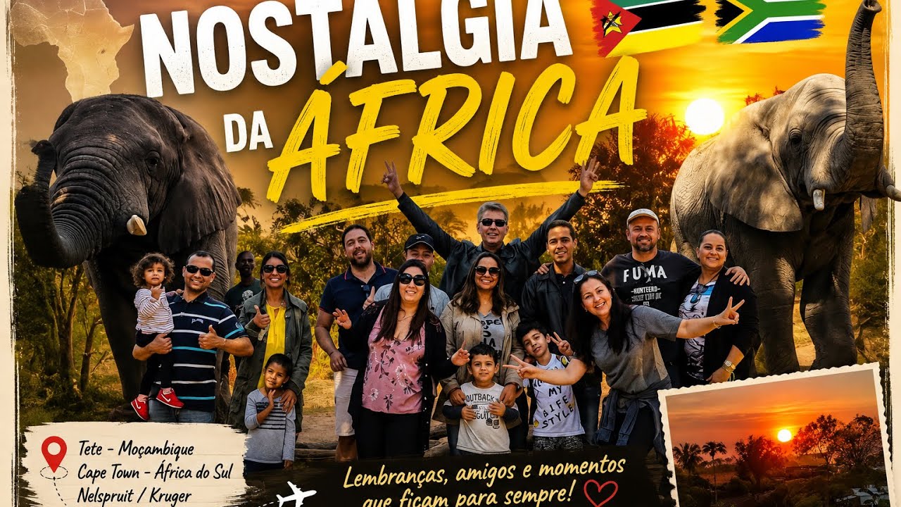 Nostalgia da África 🇲🇿🇿🇦 | Festa Junina, Cape Town e Elefantes