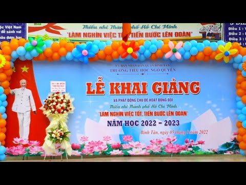 Video LỄ KHAI GIẢNG Trường Tiểu Học Ngô Quyền Quận Bình Tân... - youtube