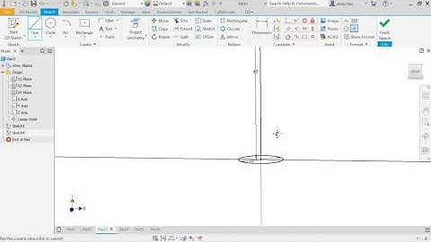 Using the Sweep/Extrude along a path command in Inventor
