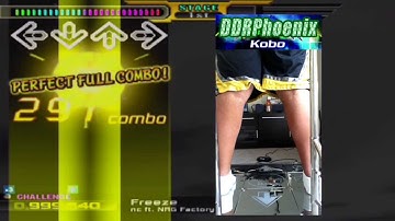 DDRPhoenix- [AAA PFC #124] DDR X2 Freeze Challenge (with footcam)