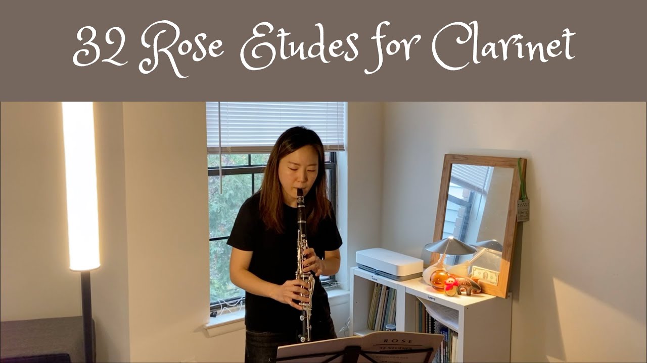 32 Rose Etudes for Clarinet No.11 Larghetto - YouTube