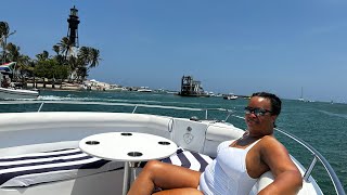 Cruz N chill Private boat Tours ! Pompano Beach Florida … great day !