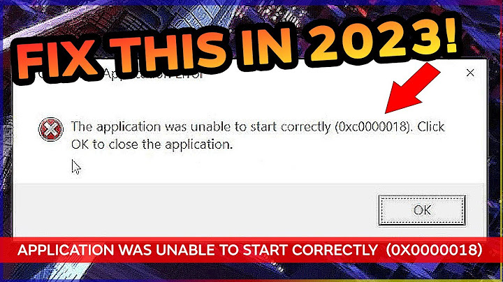 Lỗi the application was unable to start correctly 0xc000009a năm 2024