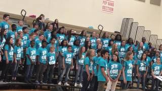 John F Kennedy Middle School Spring Choir Concert 2017