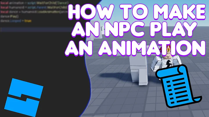 How to make an NPC play an animation | Roblox Studio