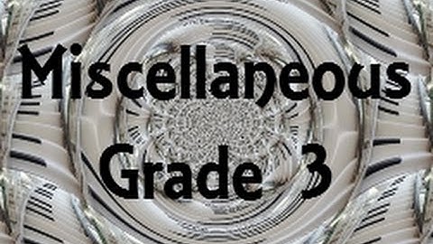 Grade 3 Scales - Miscellaneous - Contrary motions and chromatics.