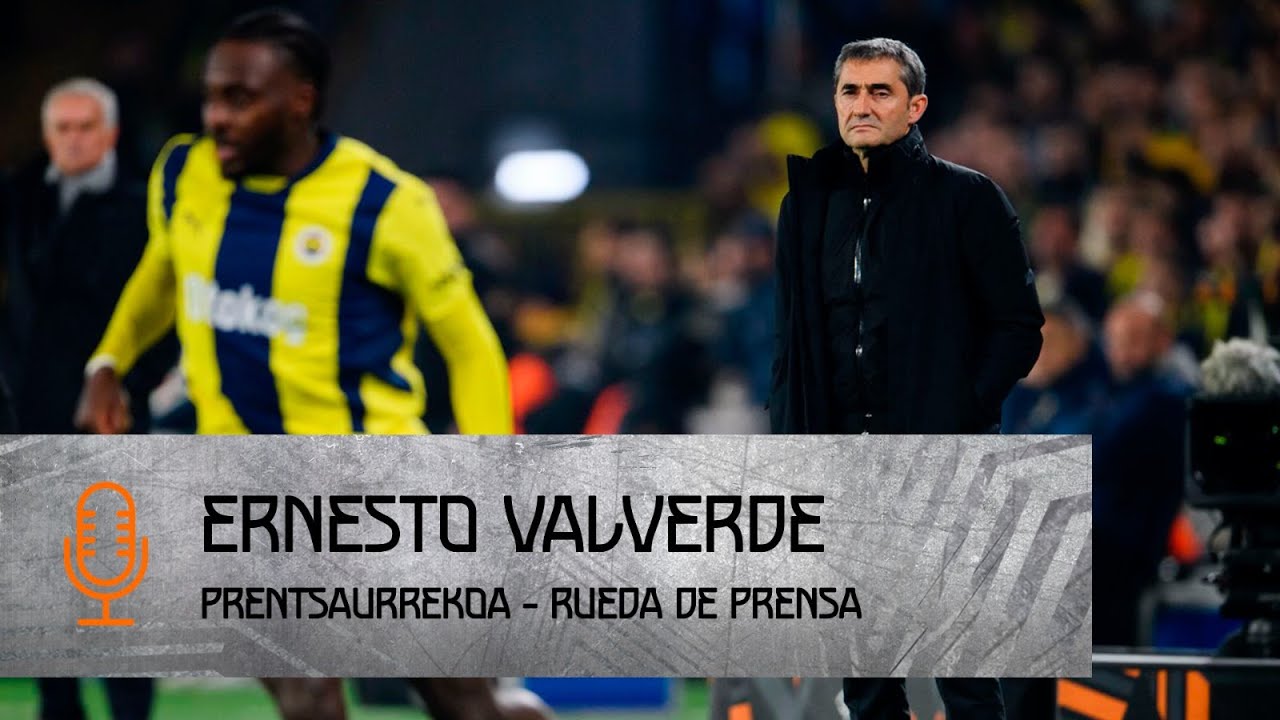 🎙Ernesto Valverde | post Fenerbahçe SK 0-2 Athletic Club | Europa League 2024-25 MD6