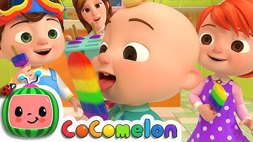 The Colors Song (with Popsicles) | @CoComelon Nursery Rhymes & Kids Songs