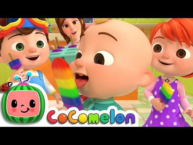 The Colors Song (with Popsicles) | @CoComelon Nursery Rhymes & Kids Songs class=