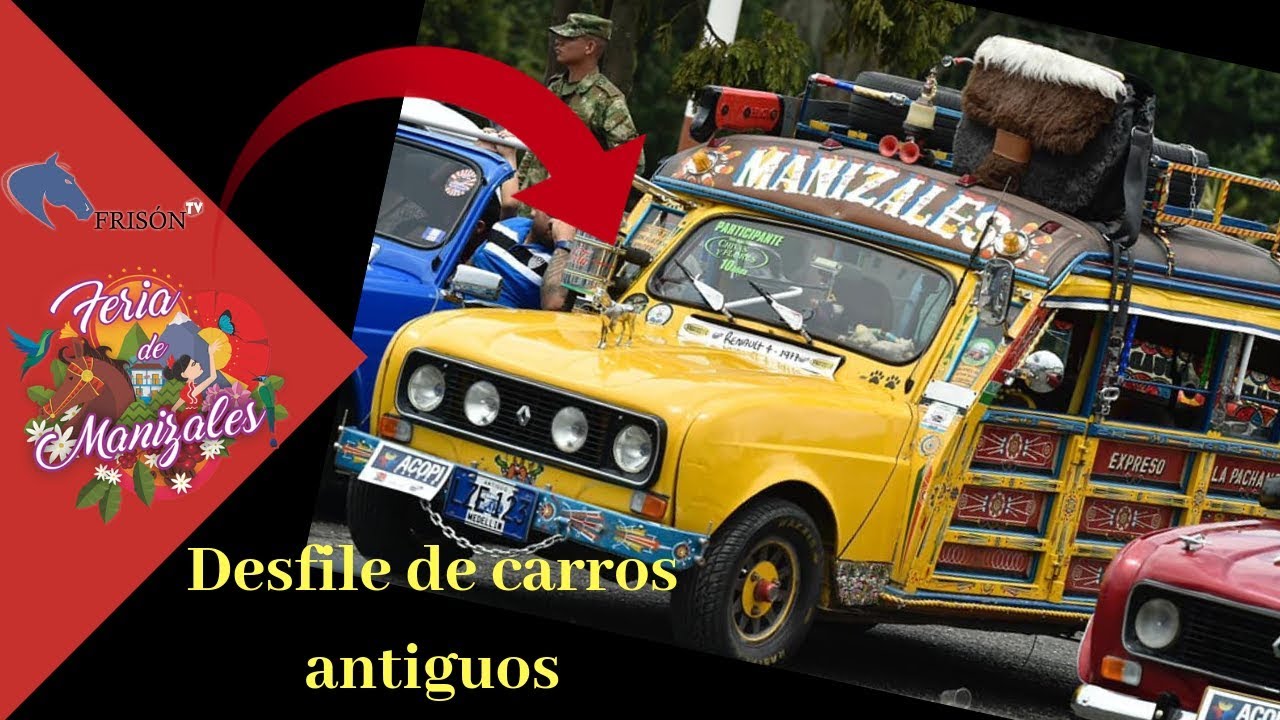 DESFILE DE CARROS ANTIGUOS 🚘🏎 Manizales 170 años 🎀🎊🎉 CARROS CLÁSICOS 🚗🚙
