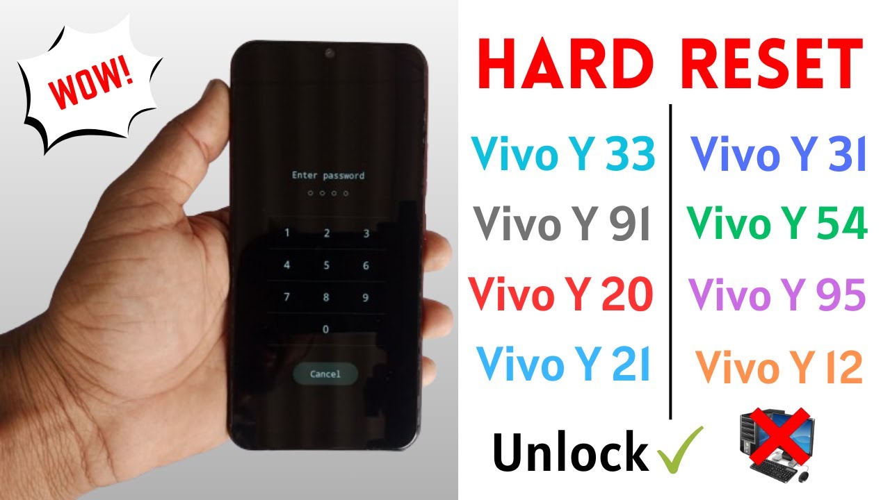 All Vivo Hard Reset | Vivo Hard Reset Unlock Pattern Remove Password
