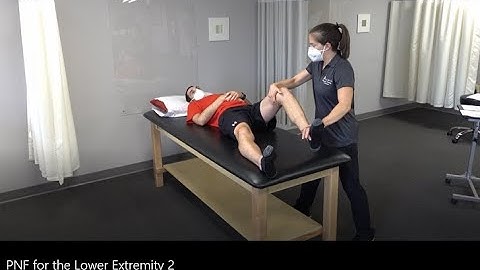 PNF (Proprioceptive Neuromuscular Facilitation) for the Lower Extremity