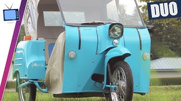 Krause Duo Leipzig DUO 4/1 mitgefahren & vorgestellt das DDR Versehrtenfahrzeug kein Simson Schwalbe