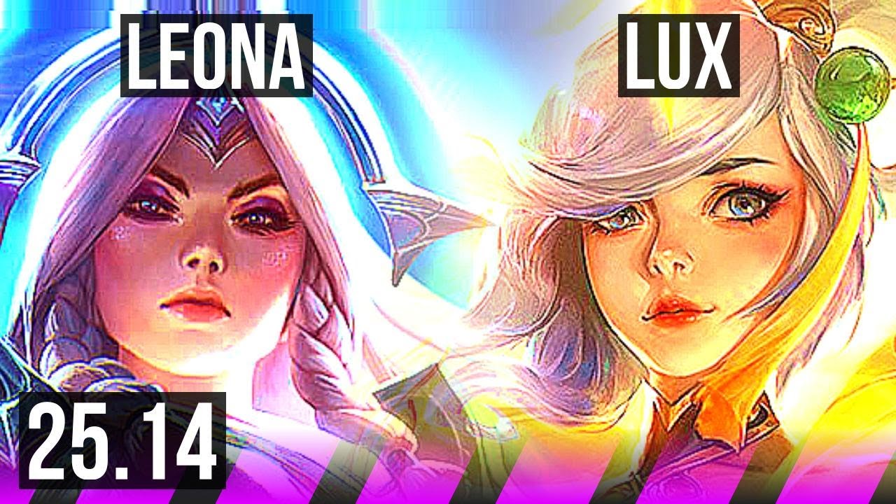 LEONA & Jhin vs LUX & Senna (SUP) | KR Master | 25.14