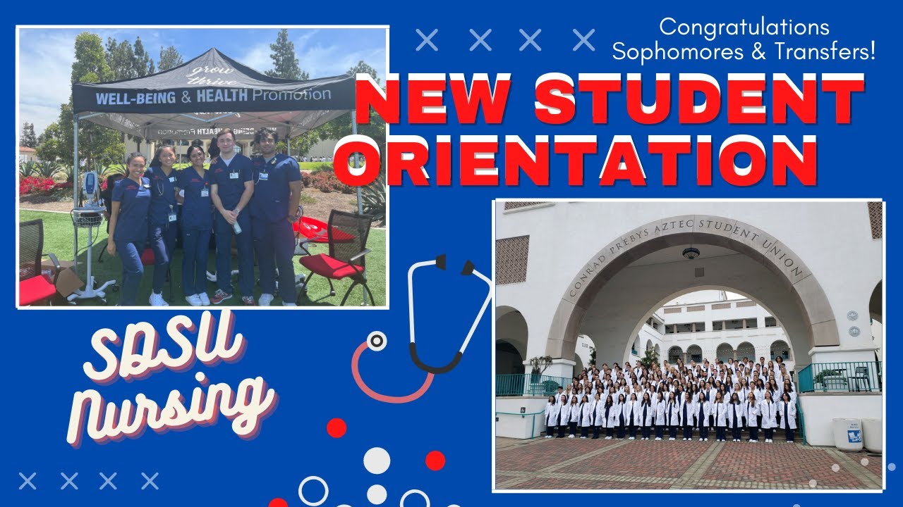 SDSU Nursing New Student Orientation Recap YouTube