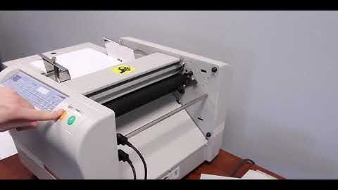 MBM 307A Automatic Programmable Tabletop Folder