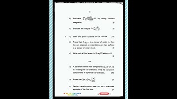 Berhampur University Previous year question papers M.sc 1st Semester all odisha Universities 2018-19