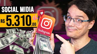 SOCIAL MEDIA: COMO FATURAR DE 5000 À 10000 REAIS EM CASA SÓ COM INSTAGRAM