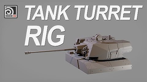 Rigging a Tank Turret in Houdini Promo