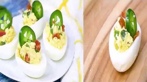 Jalapeno Popper Deviled Eggs
