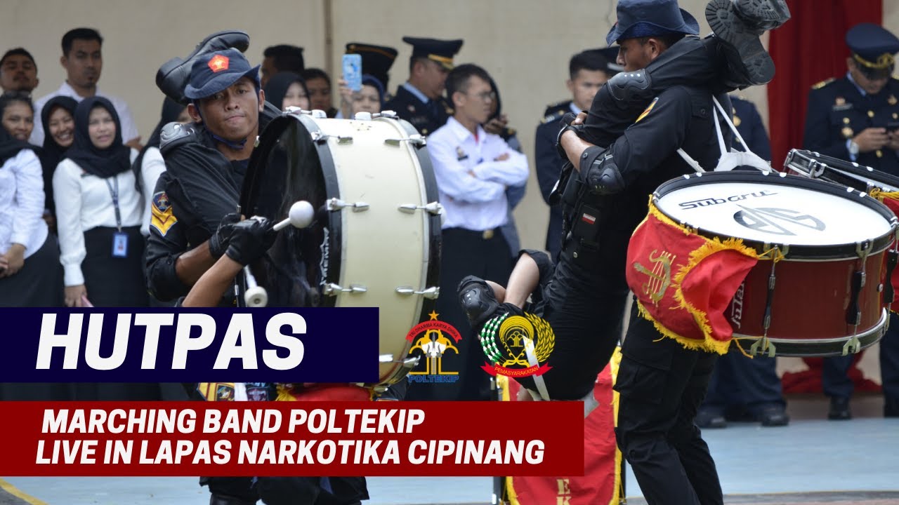 Marching Band POLTEKIP HUT Pemasyarakatan Ke 55