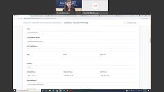 Completing an Application to Change Contact Information on a DCOP