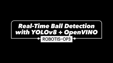 Real-Time Ball Detection with YOLOv8 and OpenVINO on ROBOTIS-OP3
