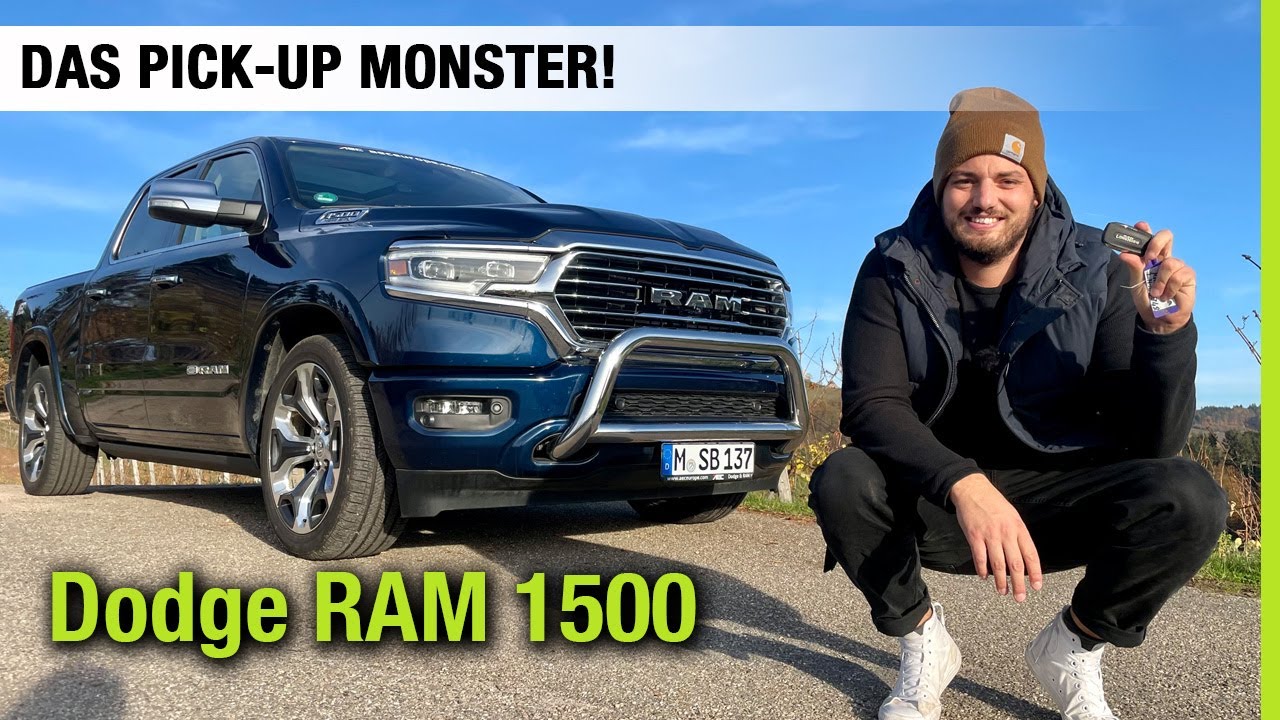 2021 Dodge Ram 1500 Longhorn V8 Crew Cab 400 Ps Pick Up Monster Fahrbericht Review Test Youtube