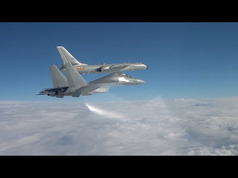 Chinese air force releases footage of joint patrol with russia