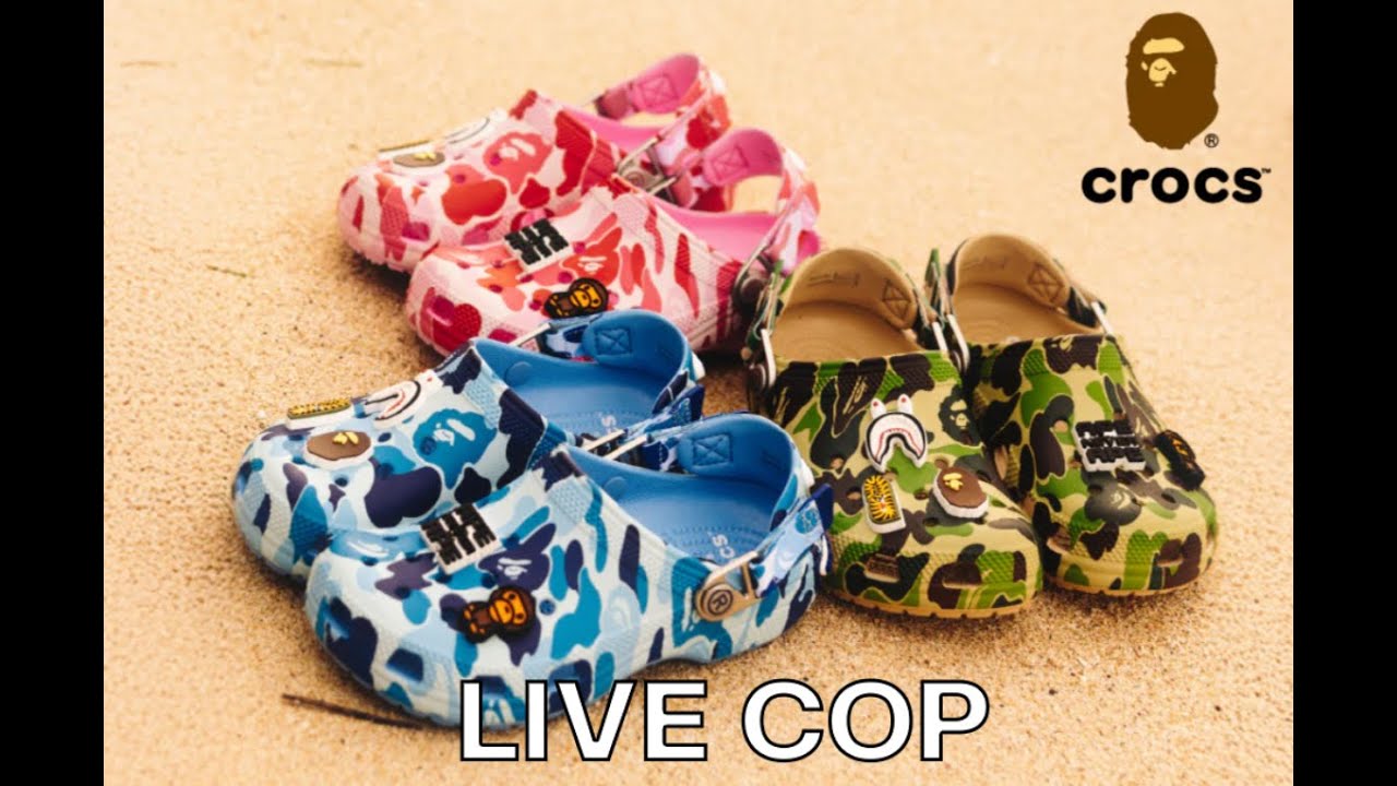 Bape x Crocs Live Cop!