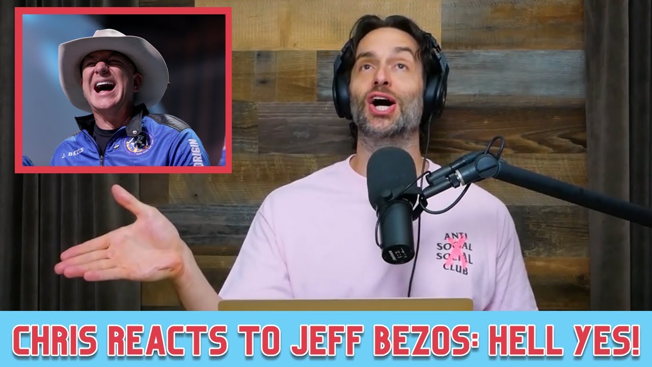 Крис Д'Элиа реагирует на Джеффа Безоса: космический ковбой и его нелепый смех