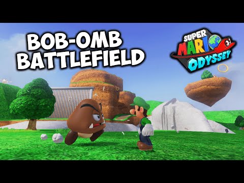 This Bob-Omb Battlefield Remake is Insane (Super Mario Odyssey Custom Level)