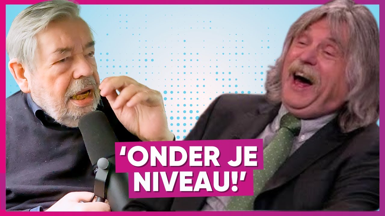 Maarten spreekt Johan Derksen aan op niveau Vandaag Inside