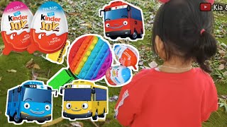  Tantangan Berburu Kinderjoy , Pop it , Balon, mobil tayo gani lani dan rogi