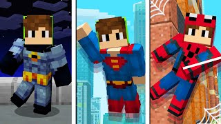 Cadres became a SuperHero in Minecraft