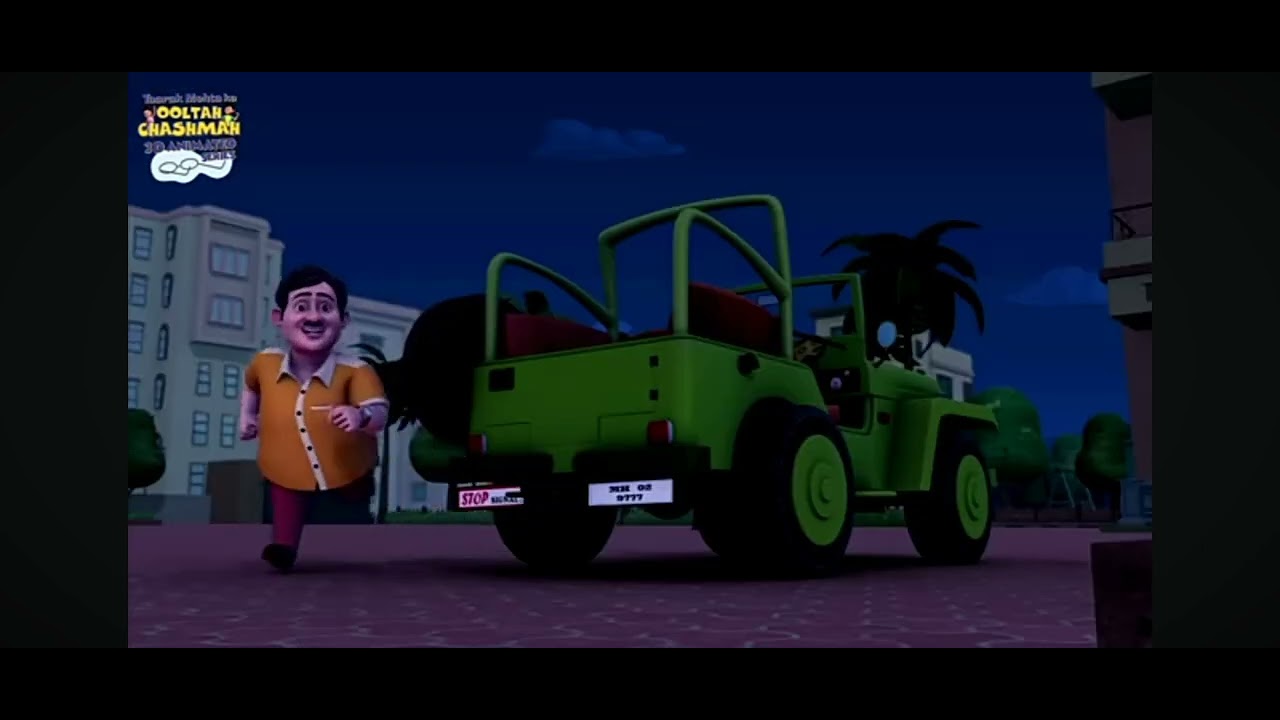 Taarak mehtaa ka ooltaa chashma cartoon  chor police