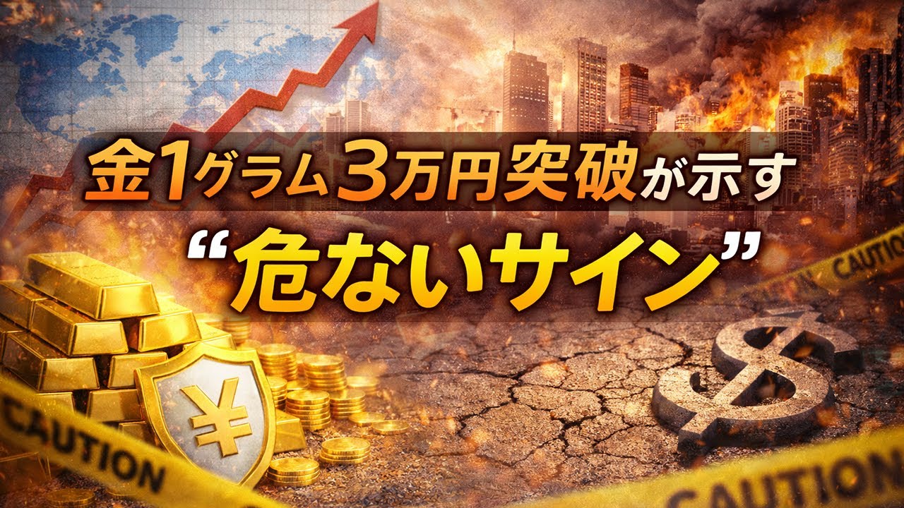 なぜ今、金なのか？3万円突破が示す“危ないサイン”