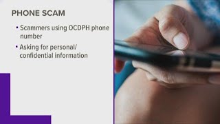 Ottawa County Department of Public Health warns public about phone scam