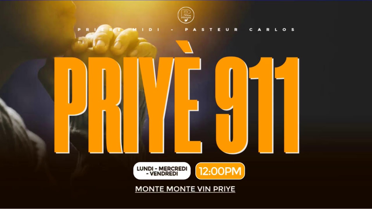 Bondye ou fidel vre I 03/09/2026 I Subscribe I Pasteur Carlos Pièrre I #PrièreMidi