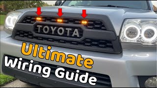 Toyota 4Runner Grille Lights Wiring Guide for 4th Gen