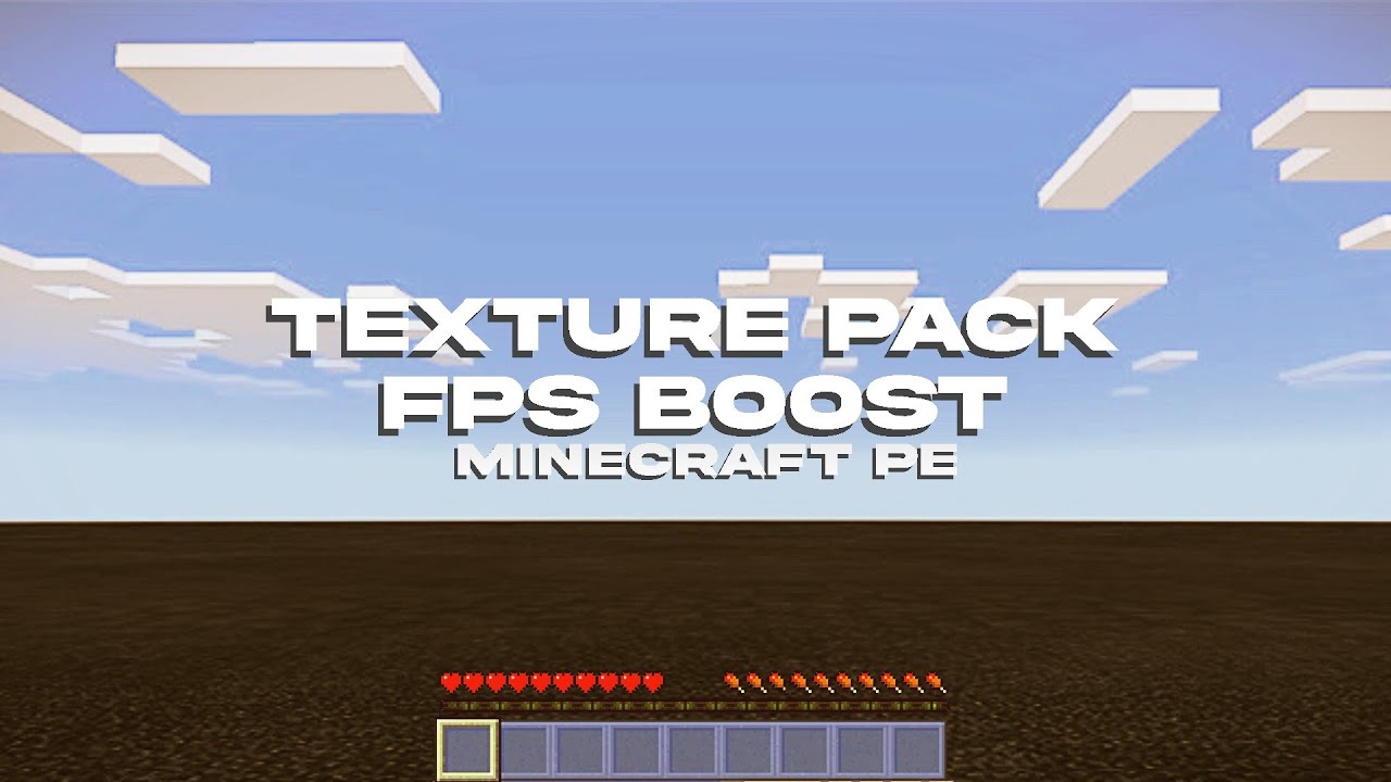 Texture Pack FPS BOOST Minecraft PE/BE - YouTube