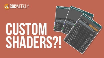 Using Custom OSL Shaders in Cycles - CGC Weekly #9