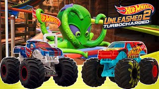 HOT WHEELS UNLEASHED™ 2 - Boss Race Monster Trucks In The Octopus