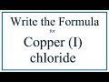 Copper and Chlorine Compounds