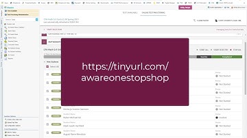 Test Proctoring Administration Right in Aware