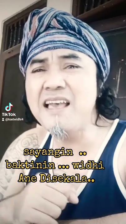 BApa - Kukuh Setiawan Lipsing tiktok toet Widhi